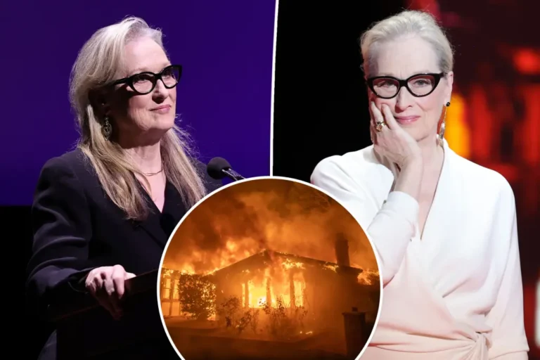 Fiamme a Los Angeles: Meryl Streep si salva dalla villa grazie all'aiuto di un vicino