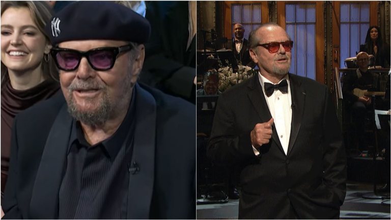 Jack Nicholson fa un'apparizione inaspettata al SNL50 per introdurre Adam Sandler in serata