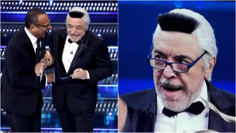 Sanremo 2025 seconda serata, Nino Frassica conquista il pubblico, share da record e show spettacolare con Damiano David e Malgioglio