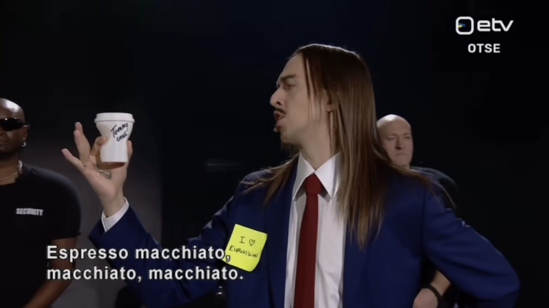 Caterina Balivo contro polemiche su Espresso Macchiato di Tommy Cash in diretta estone per Eurovision 2025