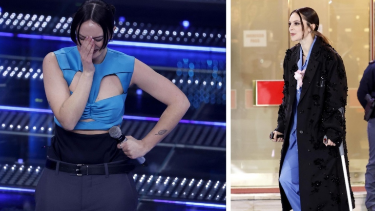 Sanremo 2024: Francesca Michielin, la caduta sul palco e la forza di rialzarsi