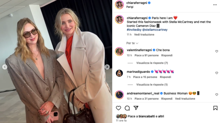 Chiara Ferragni torna a parigi alla fashion week con Cameron Diaz: la rinascita dopo le turbolenze del 2024